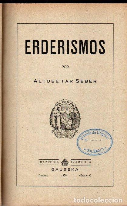 Libros: Erderismos - Altube, Seber - Foto 1