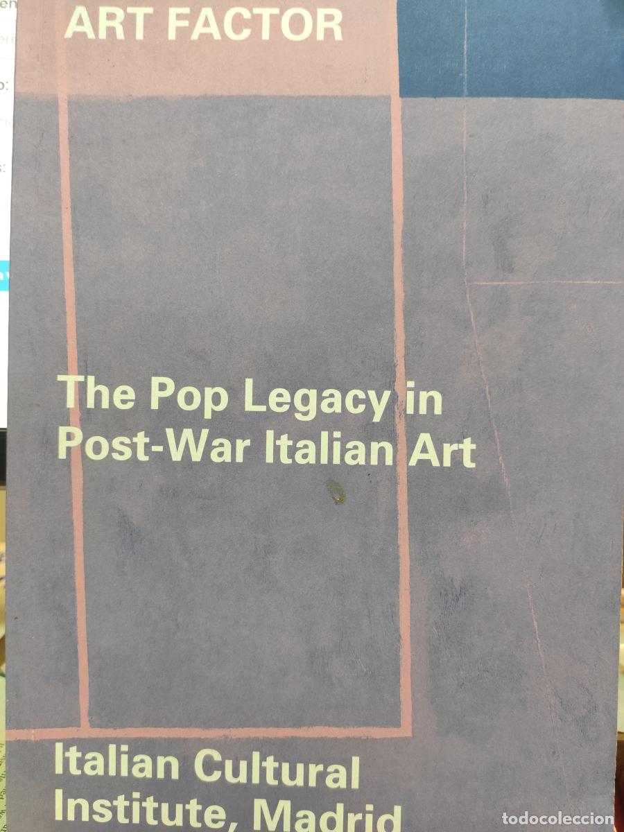 Libros: ART FACTOR.THE POP LEGACY IN POST-WAR ITALIAN ART. - VV. AA. - Foto 1