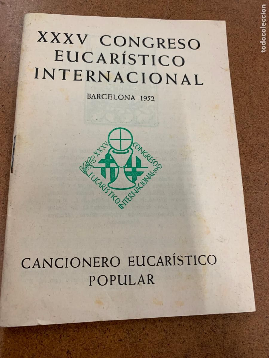 Libros: CANCIONERO EUCARISTICO INTERNACIONAL. 42pgs. 15x11cms - Foto 2