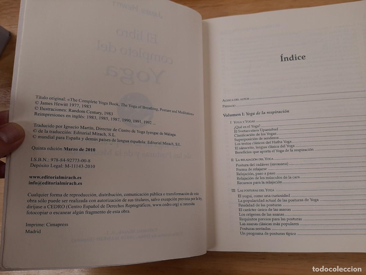 Libros: El libro completo del yoga - James Hewitt - Foto 4