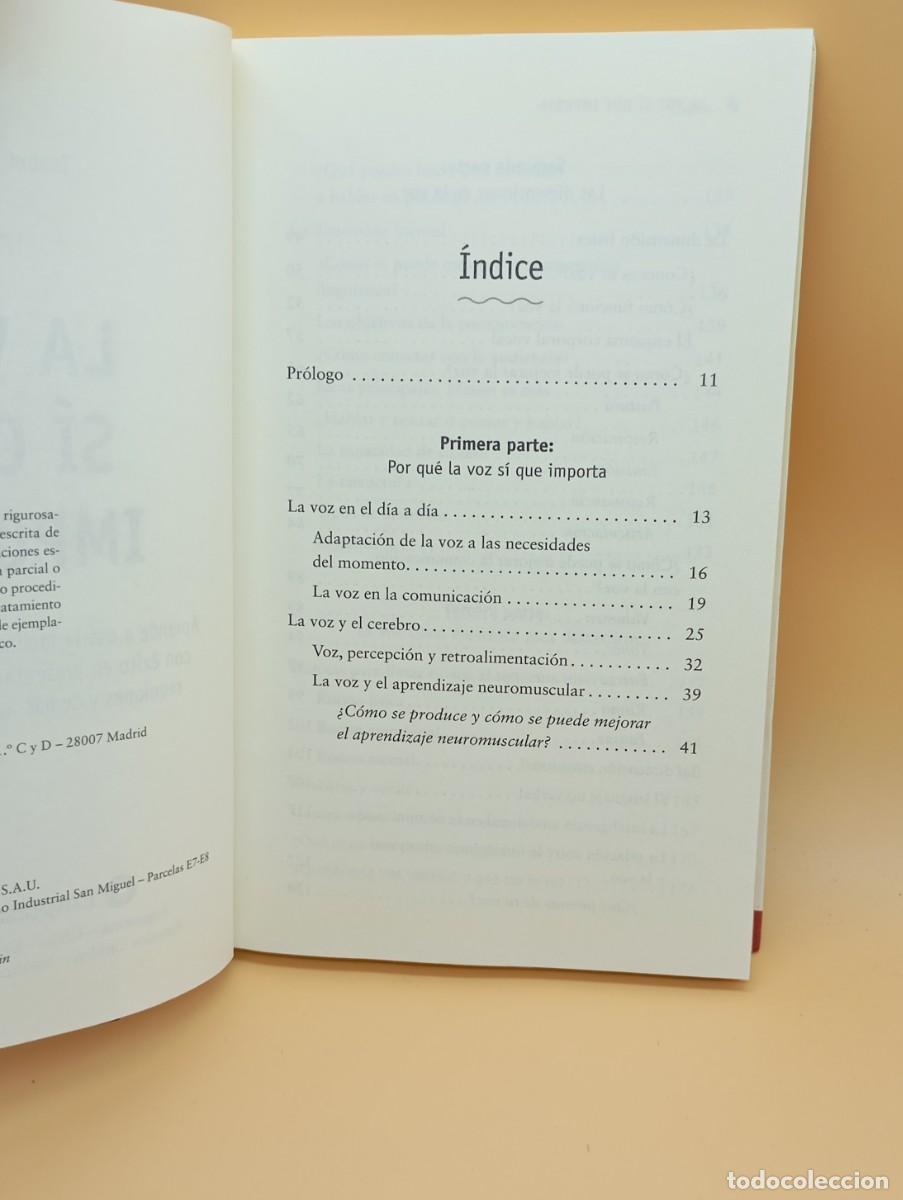 Libros: LA VOZ SI QUE IMPORTA, ISABEL VILLAGAR - Foto 4