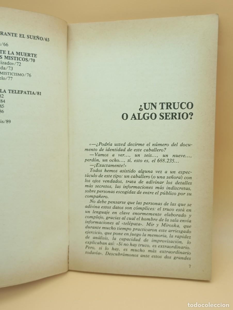 Libros: LA TELEPATIA, NUESTRO SEXTO SENTIDO - Foto 4