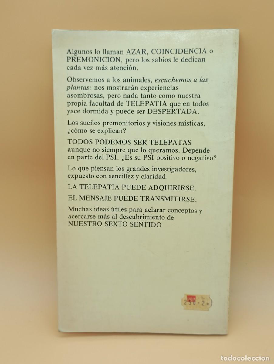 Libros: LA TELEPATIA, NUESTRO SEXTO SENTIDO - Foto 5