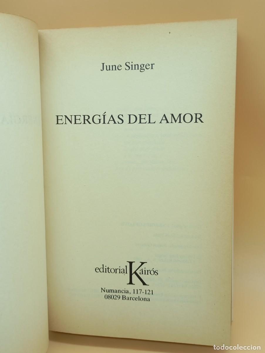 Libros: ENERGIAS DEL AMOR, JUNE SINGER - Foto 3