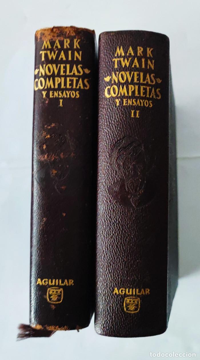 Libros: MARK TWAIN. NOVELAS COMPLETAS Y ENSAYOS (2 TOMOS) - Mark Twain - Foto 2