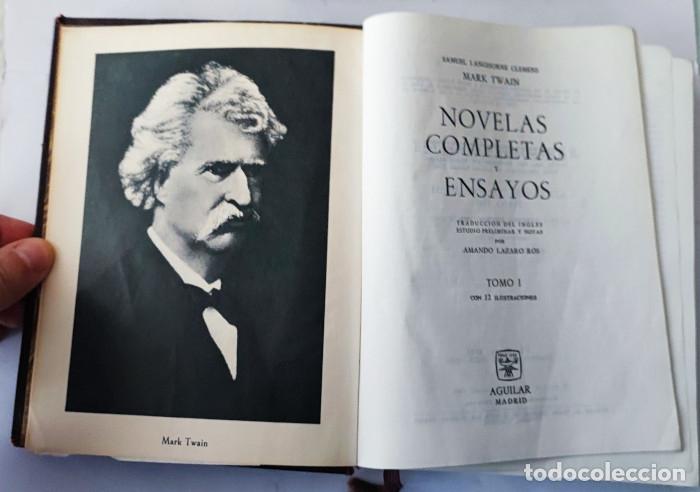 Libros: MARK TWAIN. NOVELAS COMPLETAS Y ENSAYOS (2 TOMOS) - Mark Twain - Foto 3