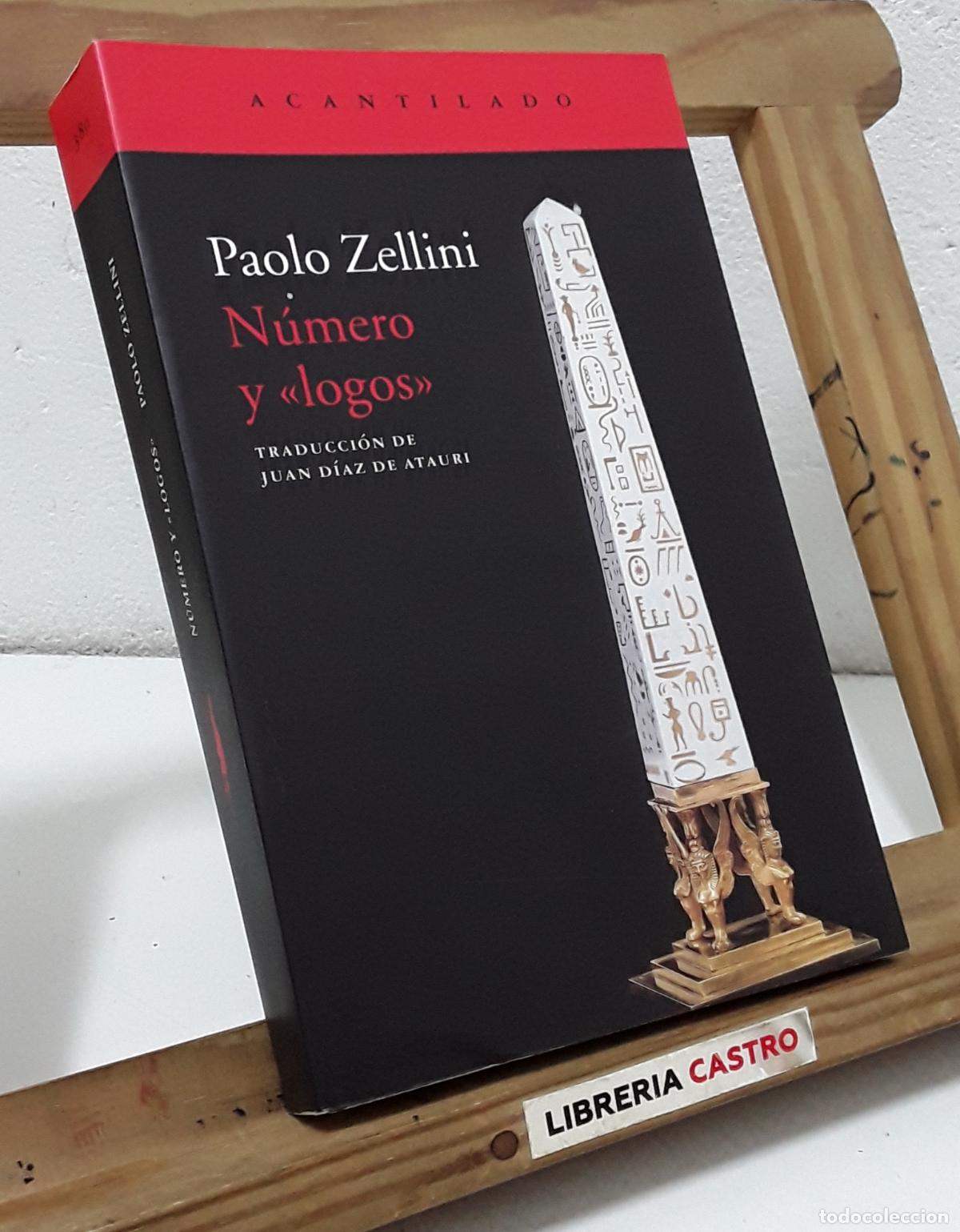Libros: N&uacute;mero y logos - Paolo Zellini. - Foto 1