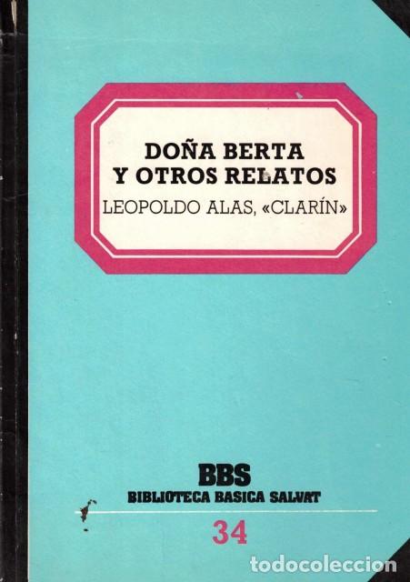 Libros: DO&Ntilde;A BERTA Y OTROS RELATOS - ALAS, LEOPOLDO (CLARIN) - Foto 1