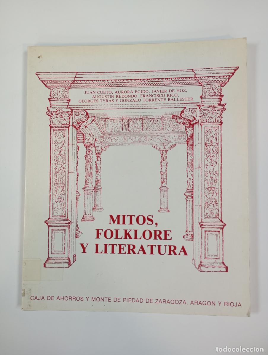 Libros: MITOS FOLKLORE Y LITERATURA. - JUAN CUETO. TDK243 - Foto 1