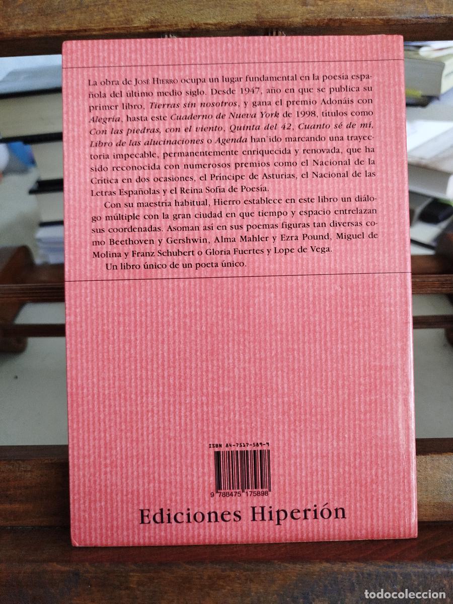 Libros: Cuaderno de Nueva York - Hierro, Jos&eacute; (1922-2002) - Foto 2