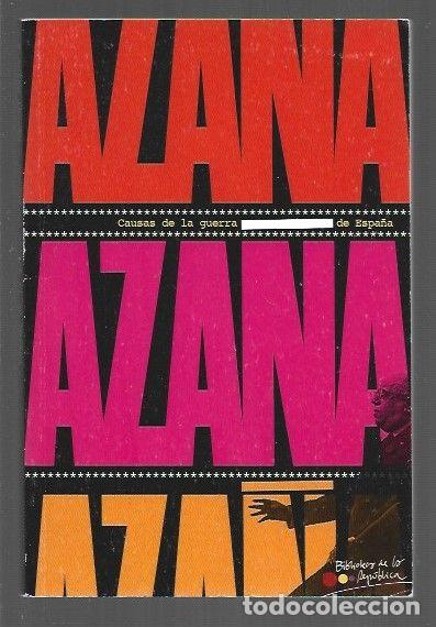 Libros: CAUSAS DE LA GUERRA DE ESPA&Ntilde;A - AZA&Ntilde;A, MANUEL - Foto 1