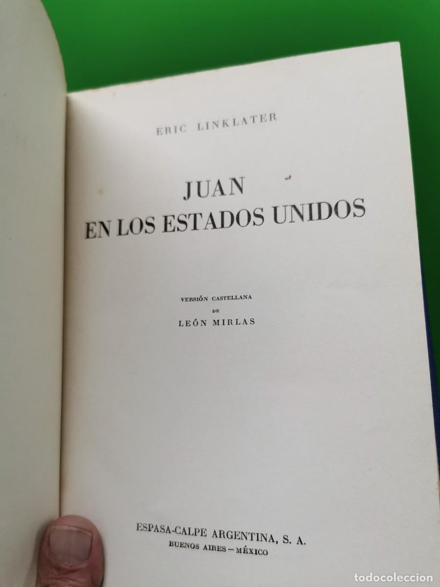 Libros: JUAN EN LOS ESTADOS UNIDOS - LINKLATER, ERIC - Foto 3