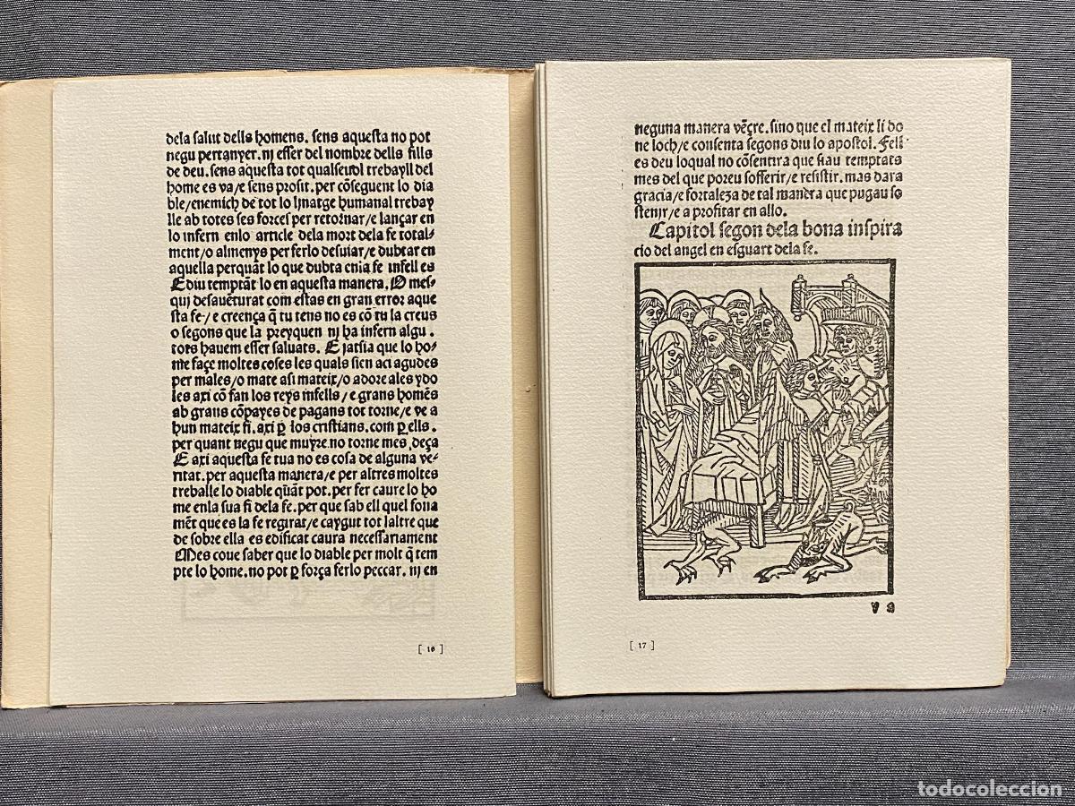 Libros: ART DE BE MORIR Edici&oacute; facs&iacute;mil amb la transcripci&oacute; al acatal&agrave; modern. - Foto 2