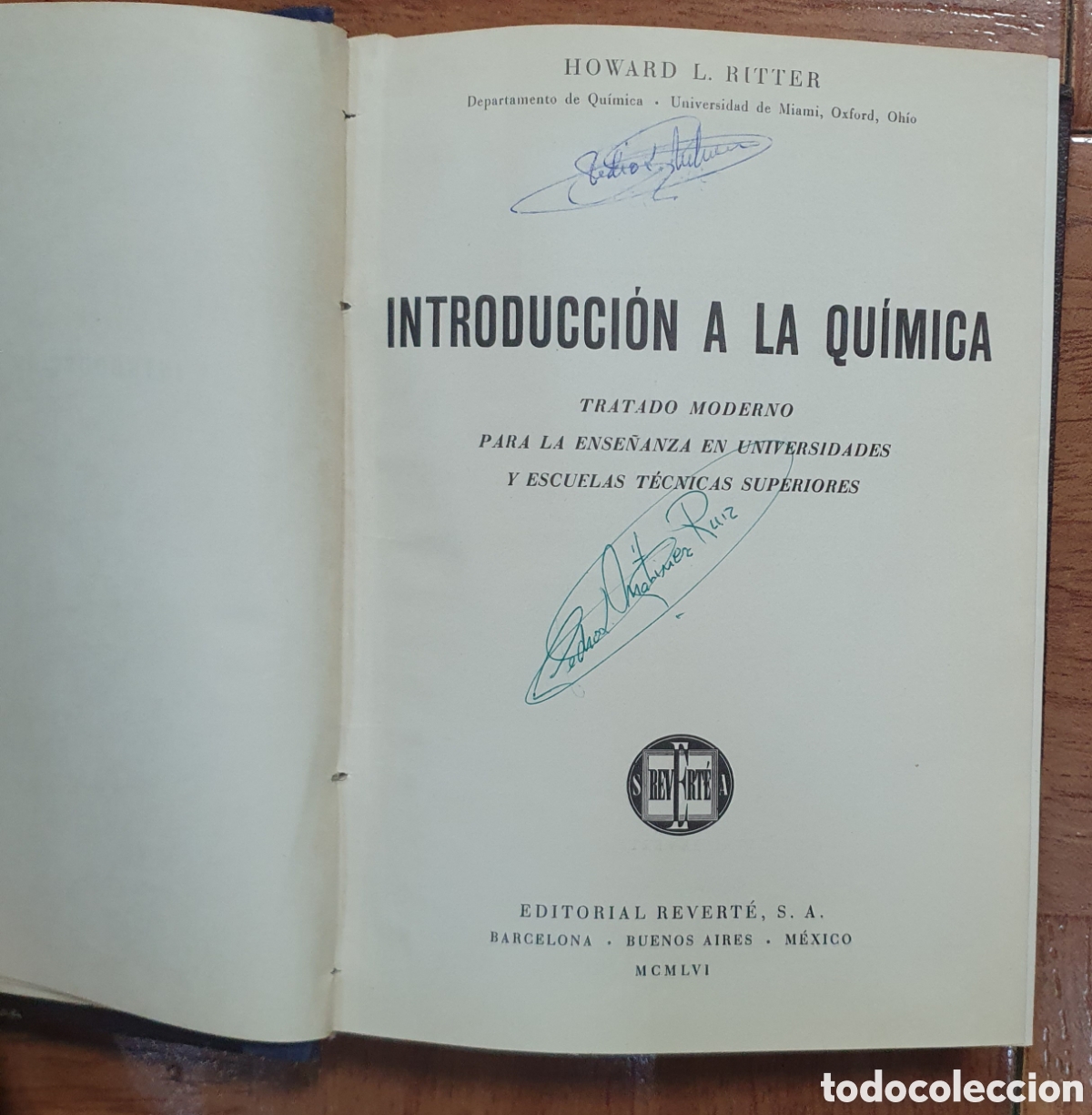Libros: Introducci&oacute;n a la Qu&iacute;mica � Revert&eacute; - Howard L. Ritter - Foto 5