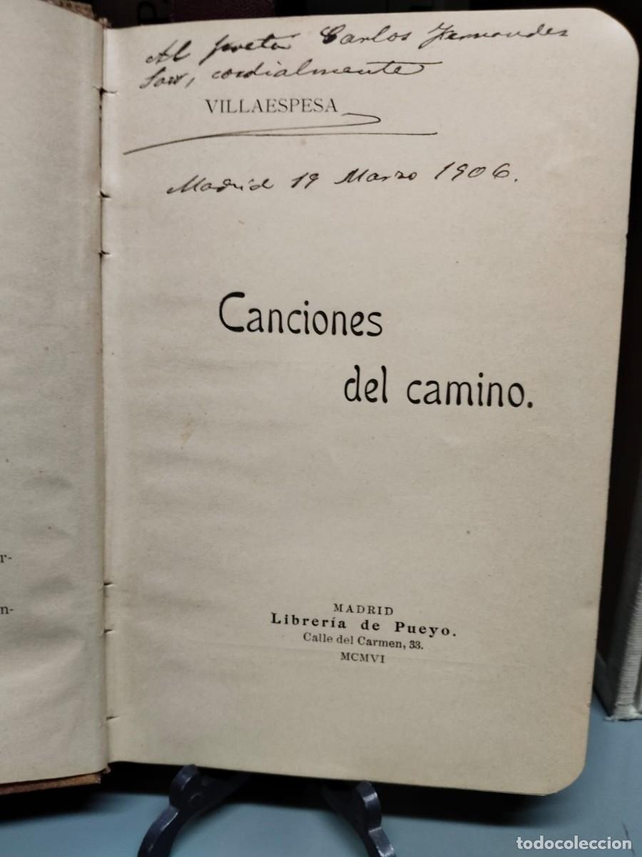 Libros: Canciones del camino - VILLAESPESA, Francisco - Foto 3