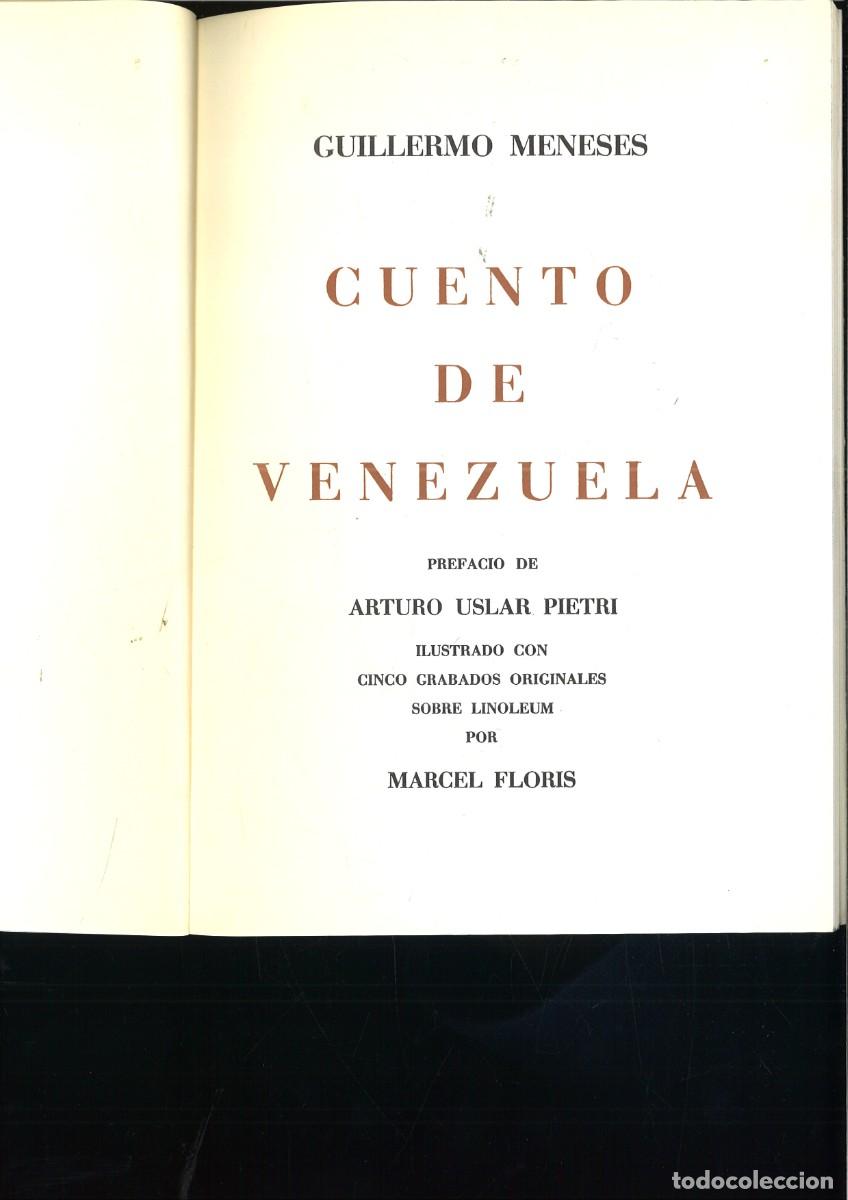 Libros: CUENTO DE VENEZUELA. Guillermo Meneses - Foto 2