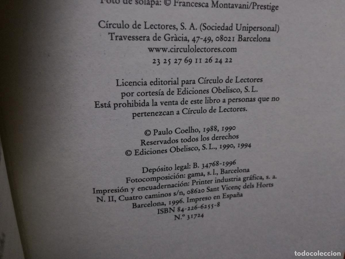 Libros: LIBRO - EL ALQUIMISTA - PAULO COELHO - CIRCULO - Foto 2