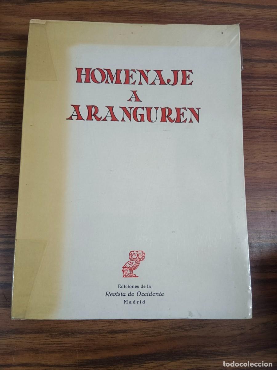 Libros: HOMENAJE A ARANGUREN - VV.AA. - Foto 1