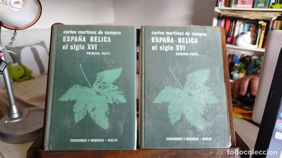 Libros: Espa&ntilde;a b&eacute;lica: 4 Vol. - Mart&iacute;nez de Campos, Carlos - Foto 1