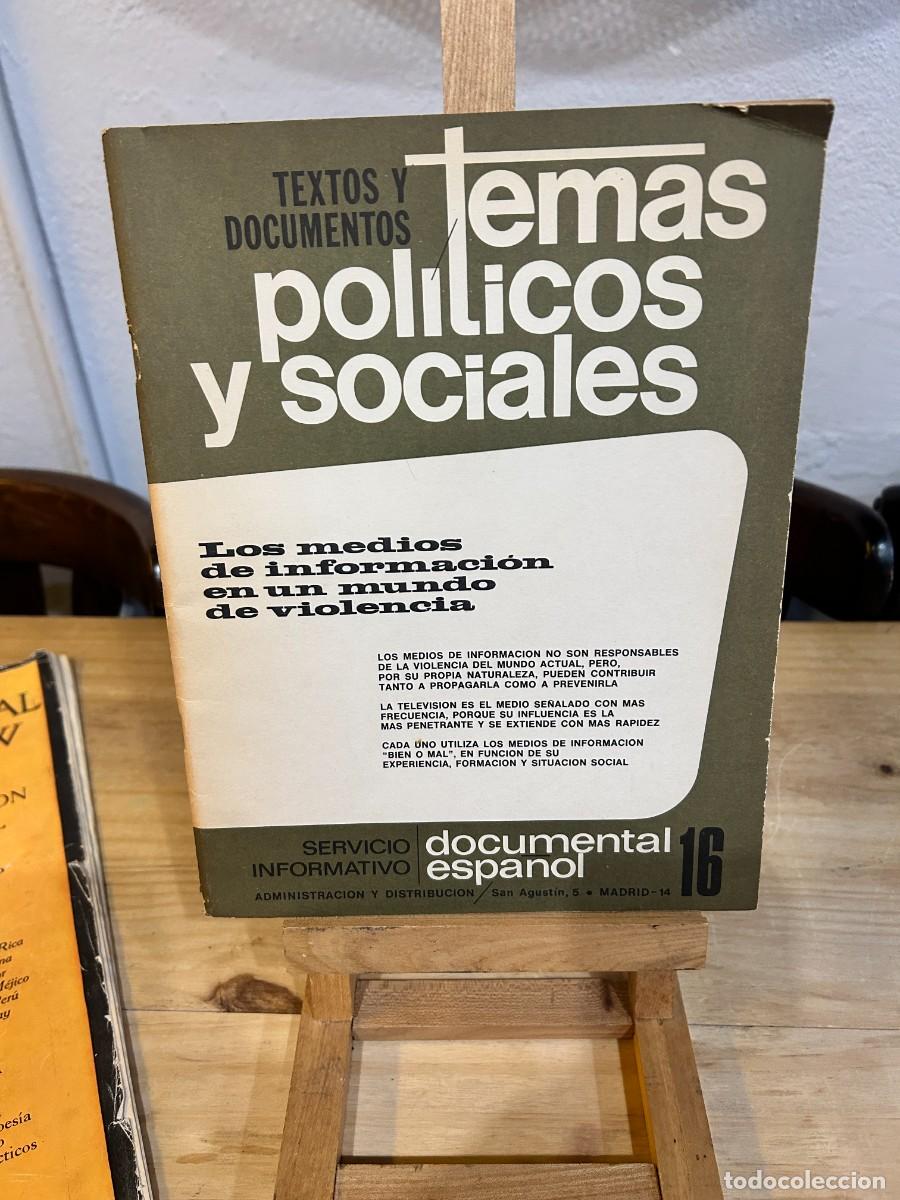 books: TEXTOS Y DOCUMENTOS. TEMAS POL&Iacute;TICOS Y SOCIALES N&ordm;16. LOS MEDIOS DE INFORMACI&Oacute;N EN UN MUNDO DE