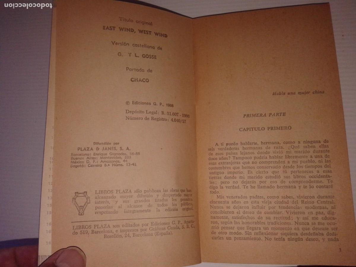 Libros: Viento del este, viento del oeste, Pearl S. Buck, 1966, T 1-8 - Foto 3
