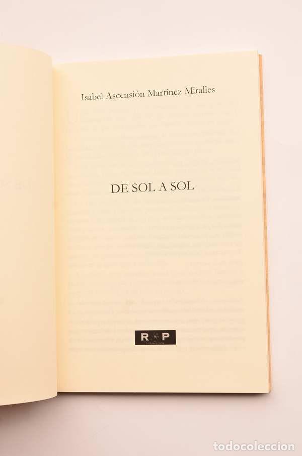 Libros: De sol a sol - MART&Iacute;NEZ MIRALES, Isabel A. - Foto 3