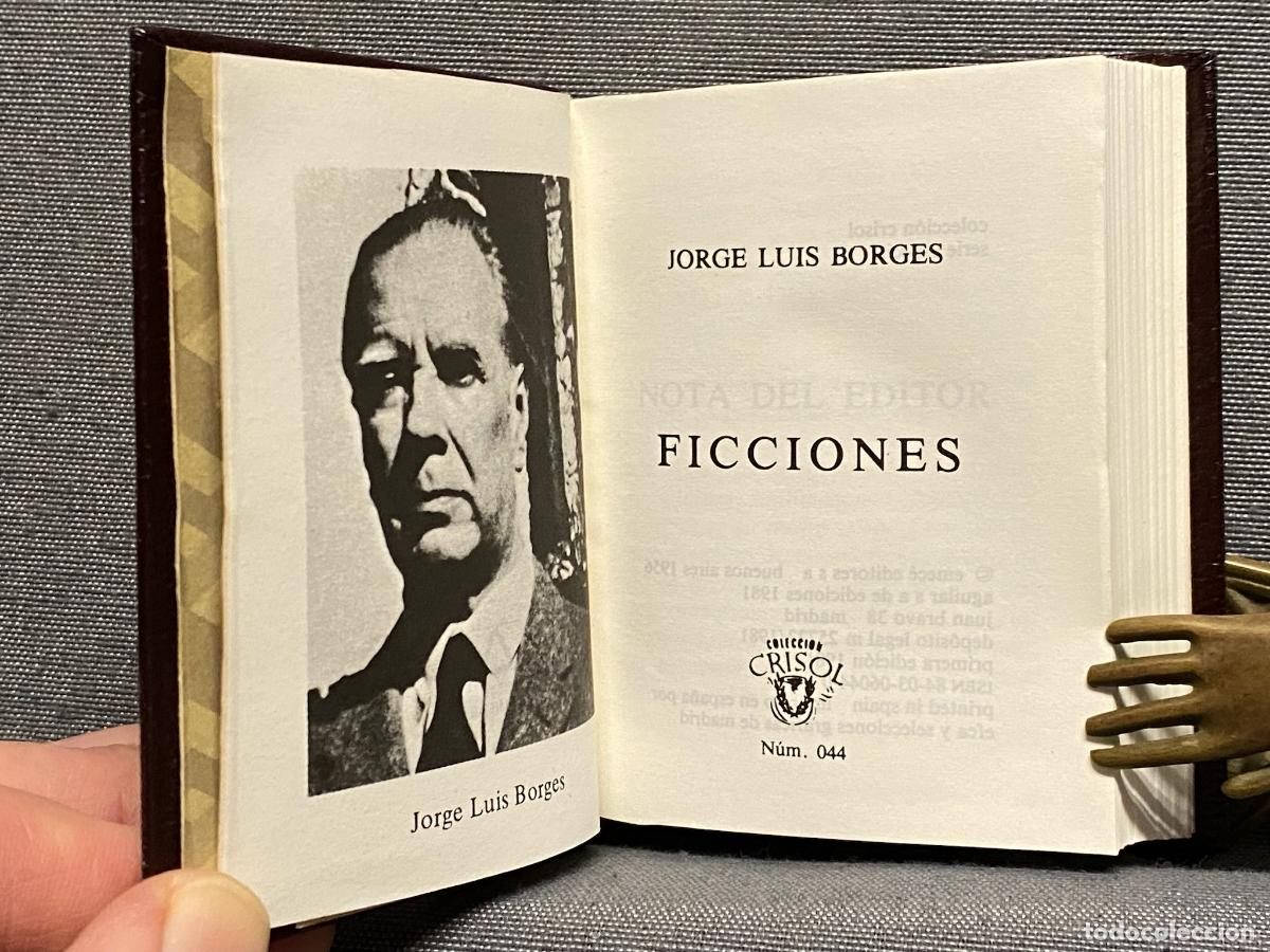 Libros: FICCIONES (Crisol&iacute;n 44). - BORGES, JORGE LUIS. - Foto 1