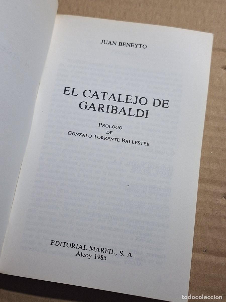 Libros: El catalejo de Garibaldi.- Beneyto, Juan - Foto 9