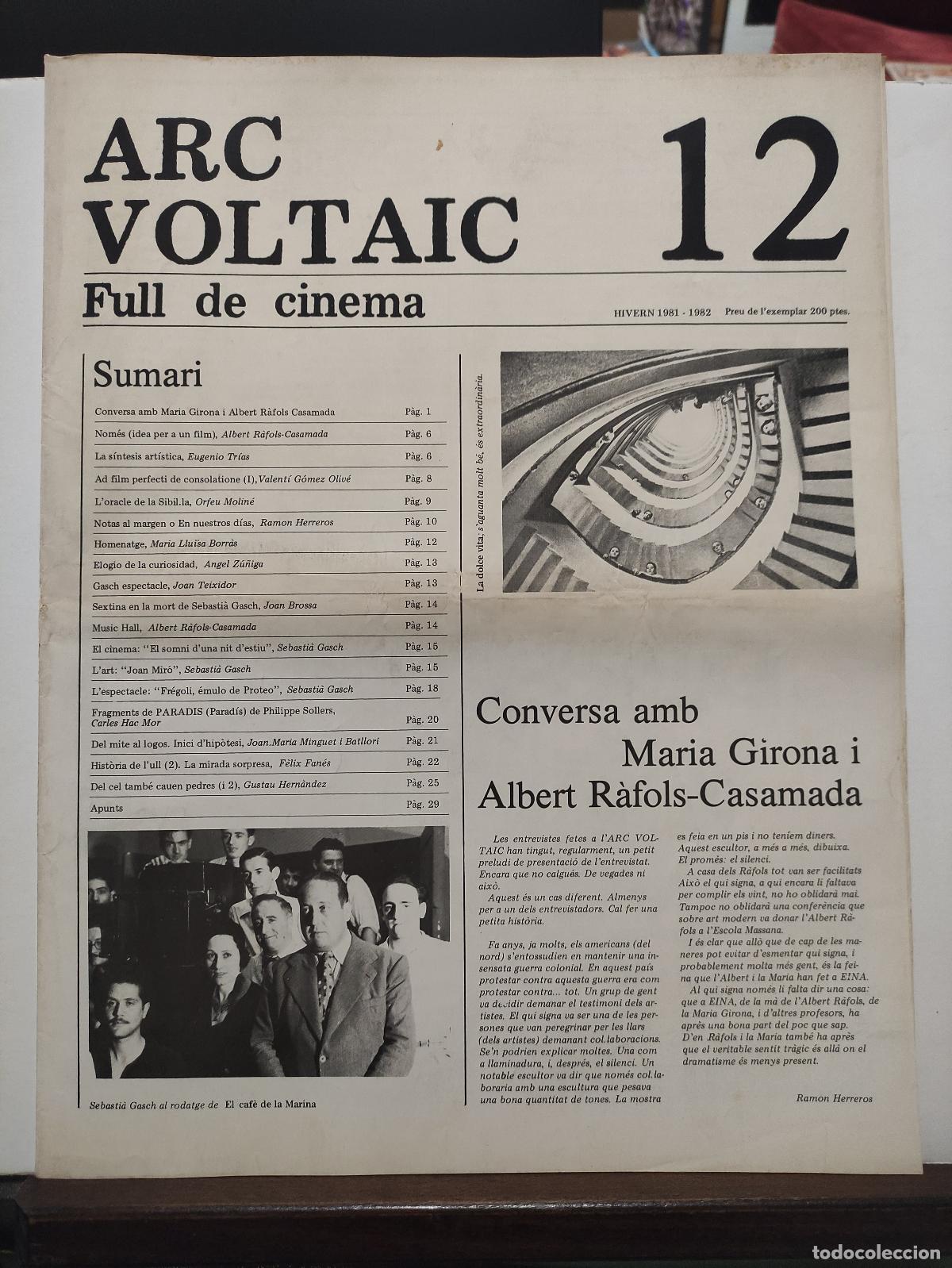 Libros: ARC VOLTAIC - FULL DE CINEMA - N&ordm;12 - Foto 1