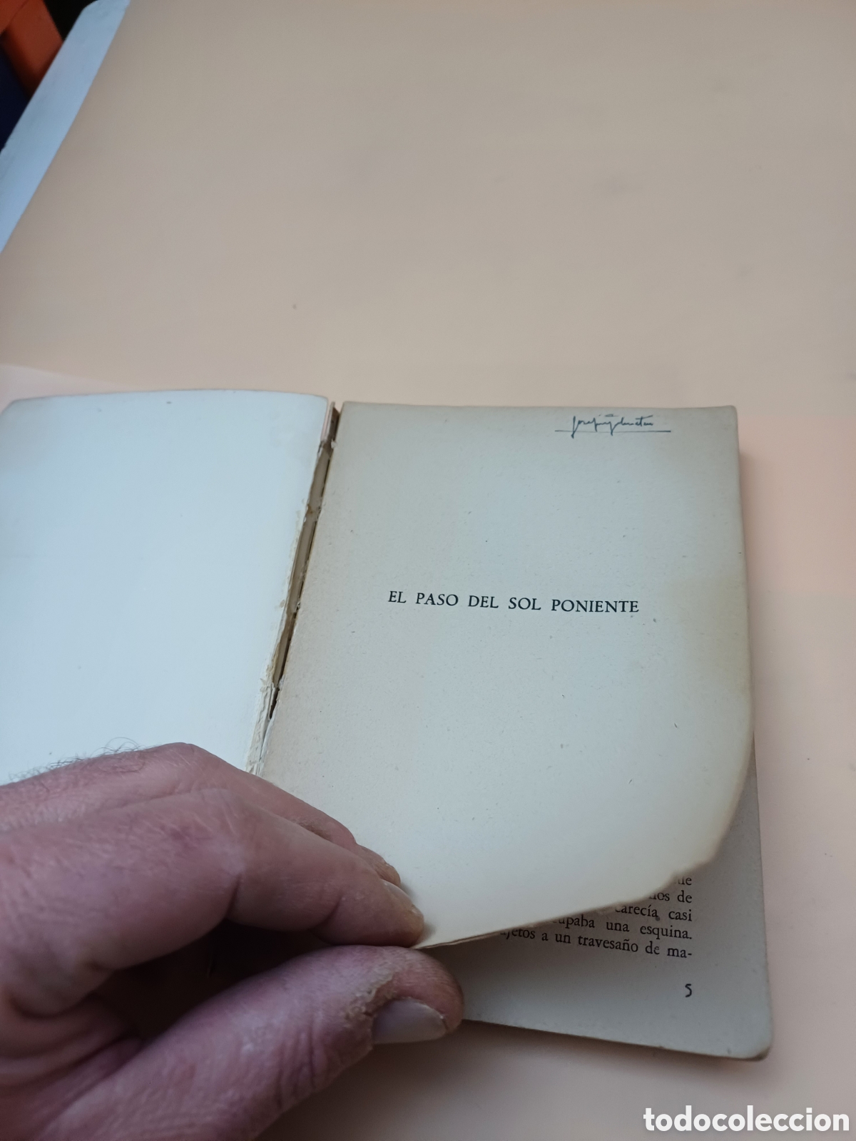 Libros: ANTIGUO LIBRO, EL PASO DEL SOL PONIENTE, ZANE GRAY, 1953 - Foto 4