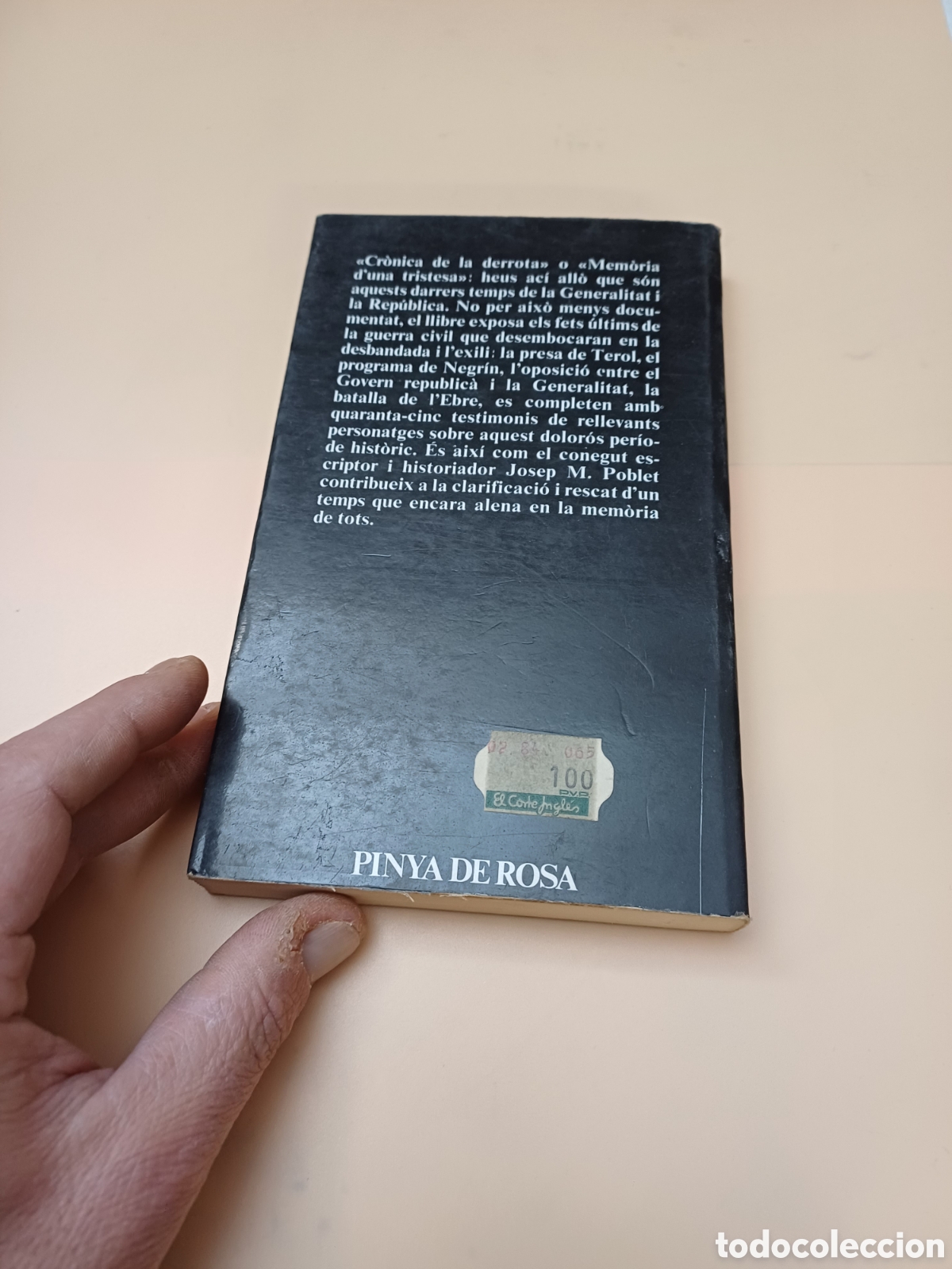 Libros: ANTIGUO LIBRO, ELS DARRERS TEMPS DE LA GENERALITAT I LA REPUBLICA, EN CATAL&Aacute;N, 1978 - Foto 3
