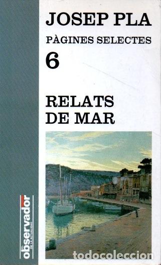 Libros: RELATS DE MAR. - PLA, Josep. - Foto 1