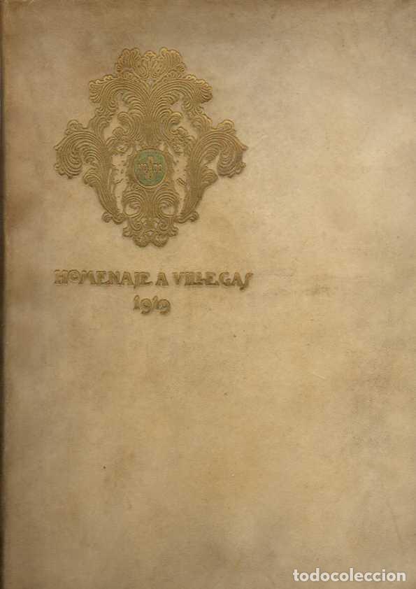 Libros: HOMENAJE A VILLEGAS. - ALVAREZ QUINTERO, S. y J. - Foto 1