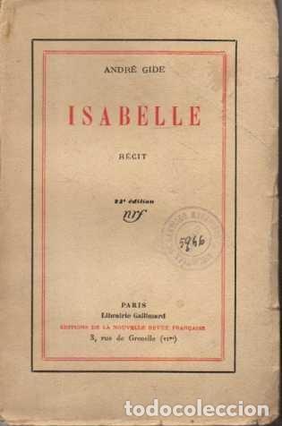 Libros: ISABELLE. - GIDE, Andr&eacute;. - Foto 1
