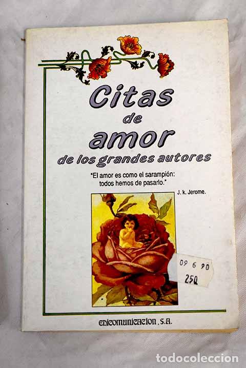 Libros: Citas de amor de los grandes autores - Foto 1