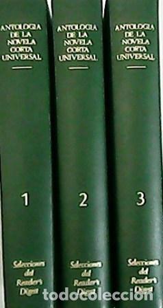 Libros: VV. AA.- - Antolog&iacute;a de la Novela Corta Universal. 3 tomos. - Foto 3