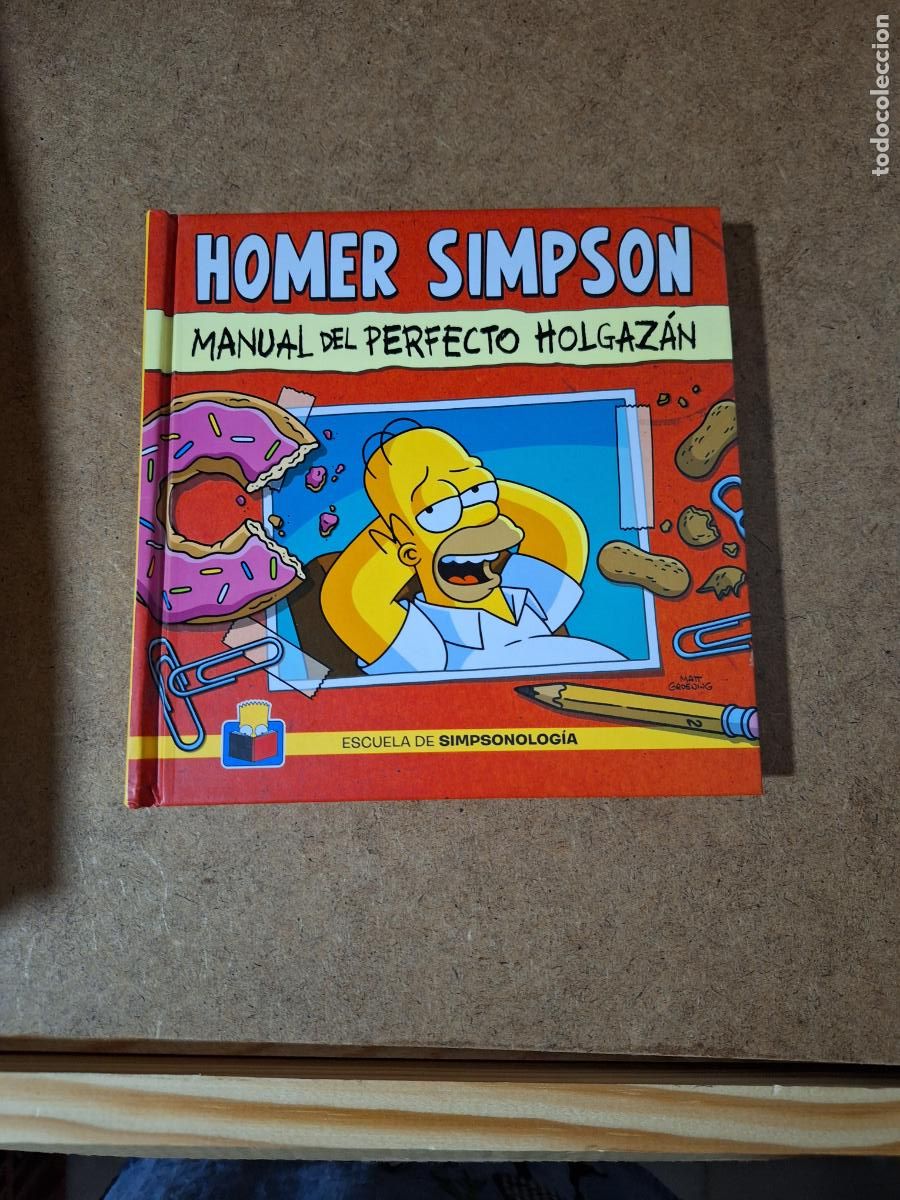Libros: Homer Simpson. Manual del perfecto holgaz&aacute;n - - - Foto 1