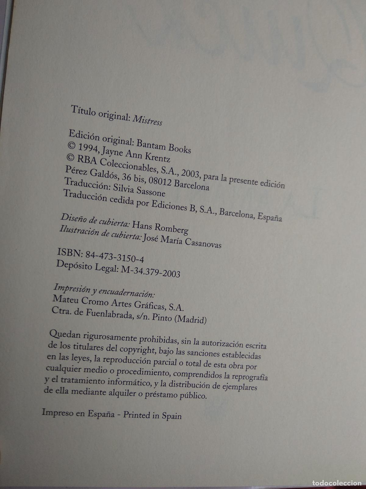 Libros: La Amante Amanda Quick L.12229-503 - Foto 3