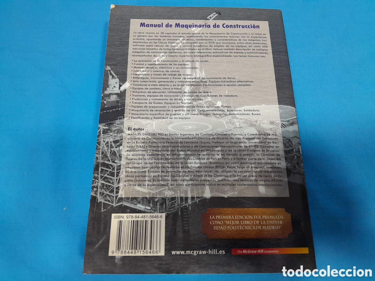 Libros: MANUAL DE MAQUINARIA DE CONSTRUCCI&Oacute;N - 2a EDICI&Oacute;N - MANUEL D&Iacute;AZ DEL R&Iacute;O - Foto 8
