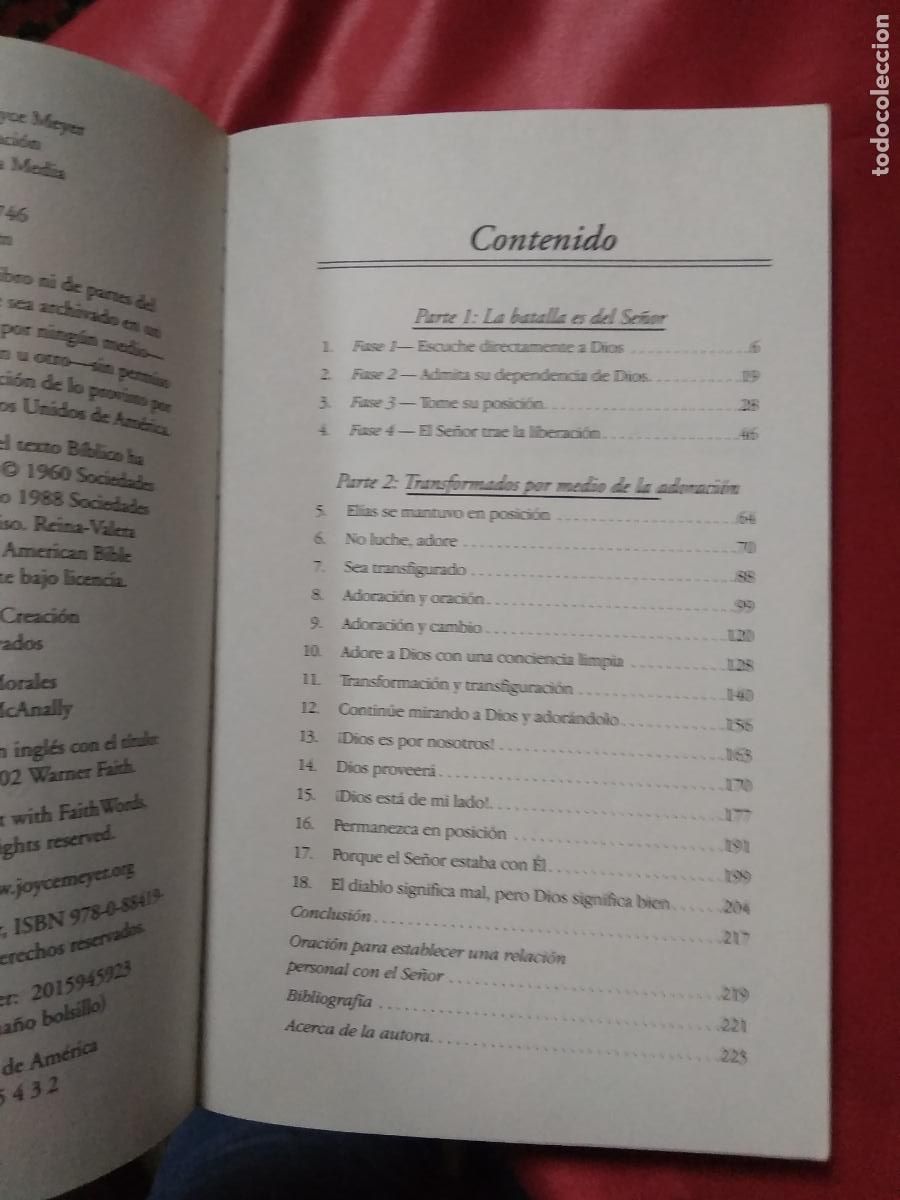 Libros: La batalla es del se&ntilde;or Joyce Meyer L.28105-454 - Foto 3