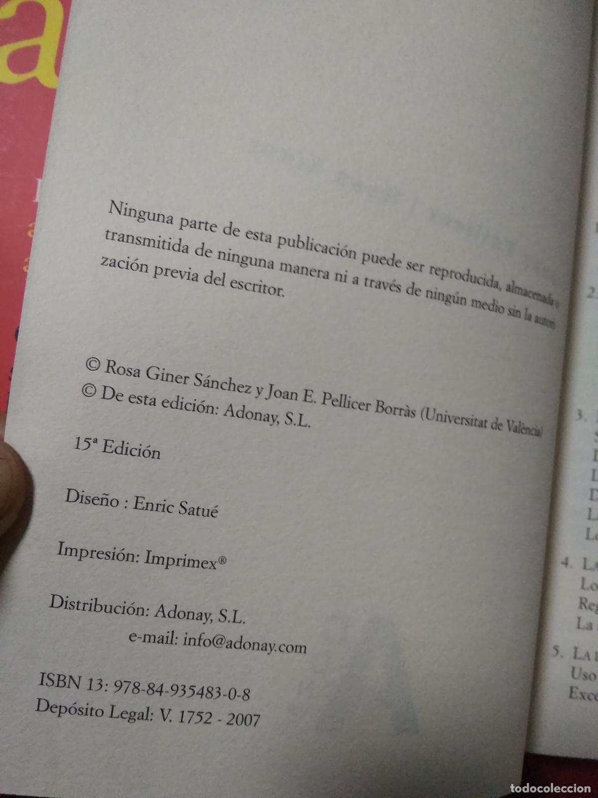 Libros: Gram&aacute;tica de uso valenciano Joan Pellicer L.28105-457 - Foto 4