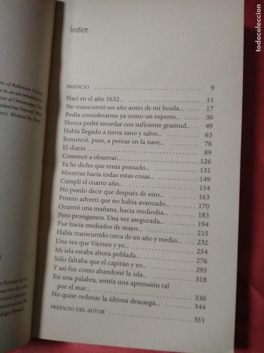 Libros: Robinson Crusoe Daniel Defoe L.28105-458 - Foto 2