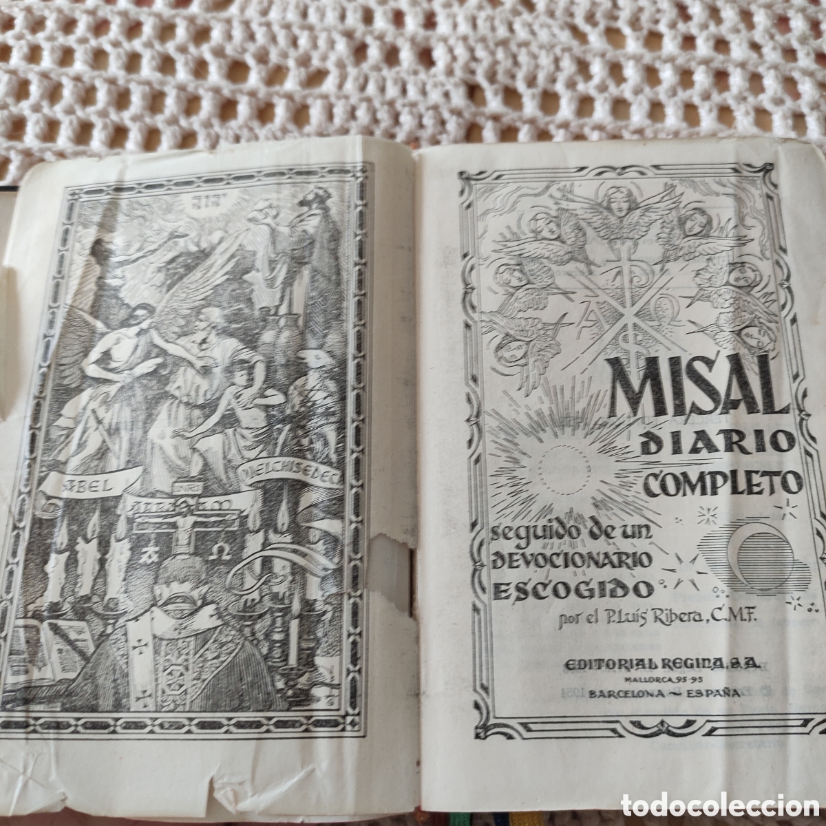 Libros: Misal Diario Devocionario a&ntilde;o 1958 - Foto 4