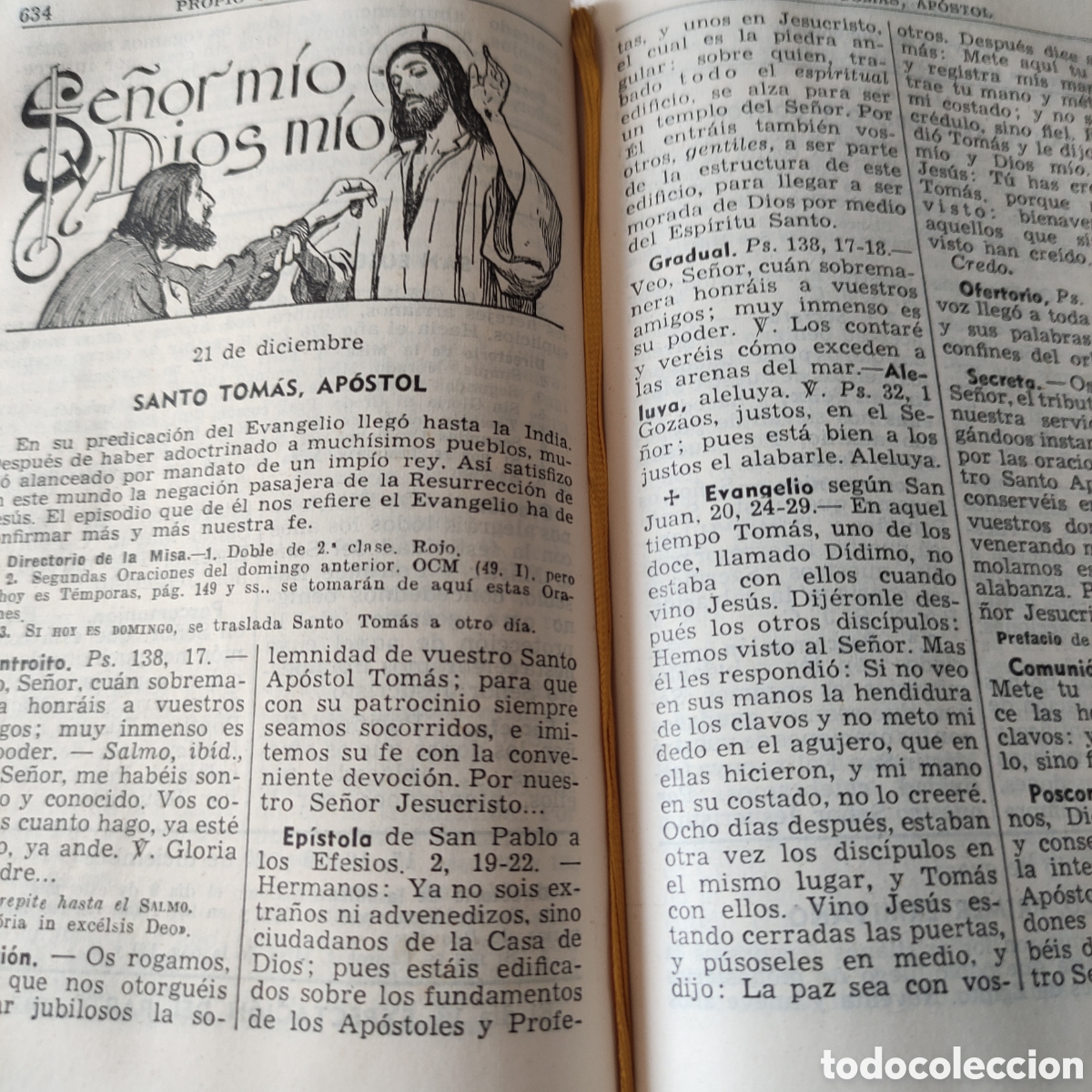 Libros: Misal Diario Devocionario a&ntilde;o 1958 - Foto 8