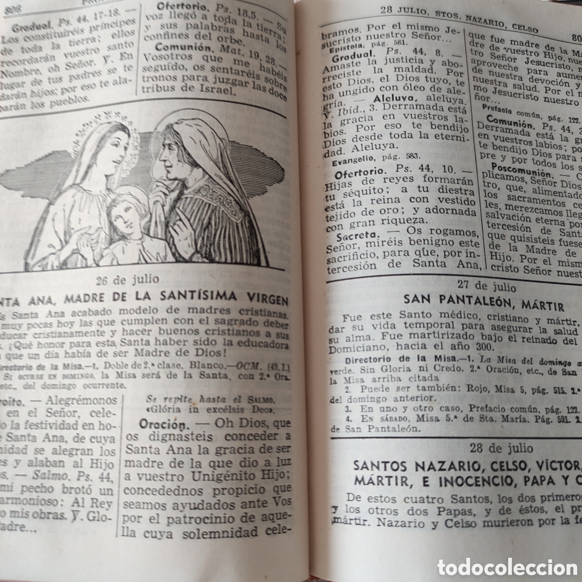 Libros: Misal Diario Devocionario a&ntilde;o 1958 - Foto 11