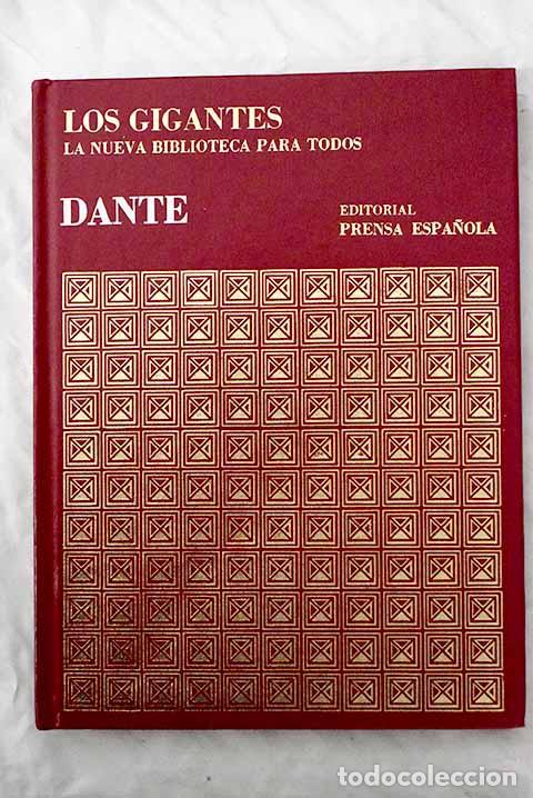 Libros: Dante: : Prensa Espa&ntilde;ola. - Foto 1