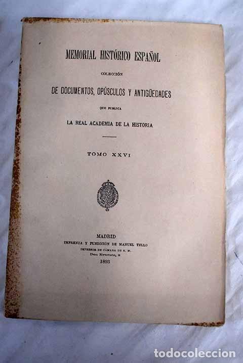 Libros: Memorial hist&oacute;rico espa&ntilde;ol: colecci&oacute;n de documentos - Foto 1