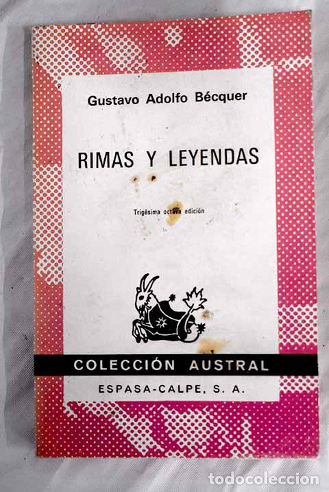 Libros: Rimas y Leyendas: B&eacute;cquer, Gustavo Adolfo.- B&eacute;cquer, Gustavo Adolfo - Foto 1