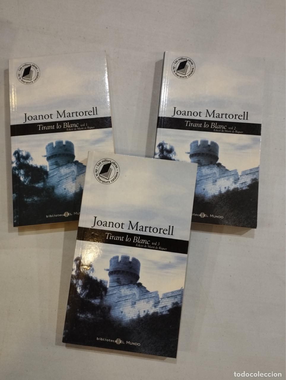Libros: Joanot Martorell - Tirant lo Blanc 3 vol - Foto 1