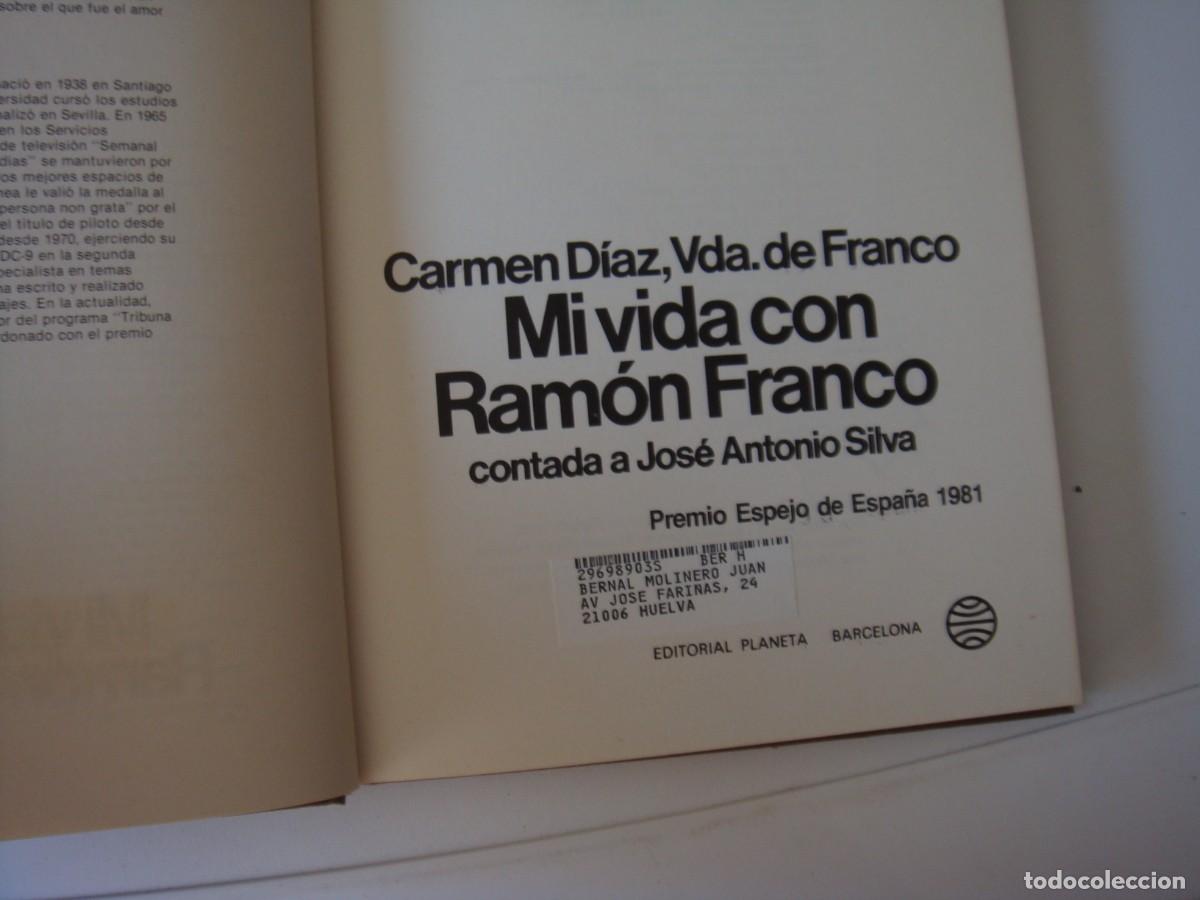 Libros: NI VIDA CON RAMON FRANCO CARMEN DIAZ VIUDA DE FRANCO